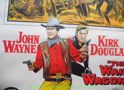 WAR WAGON MOVIE POSTER 3 SHEET AUSTRALIAN JOHN WAYNE | eBay