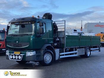 Renault Premium Manual Hiab Crane Crane Truck From