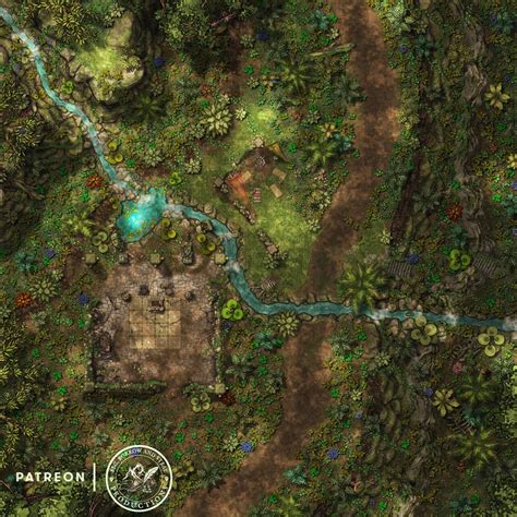 Jungle Ruins On The Road To Nowhere Rbattlemaps