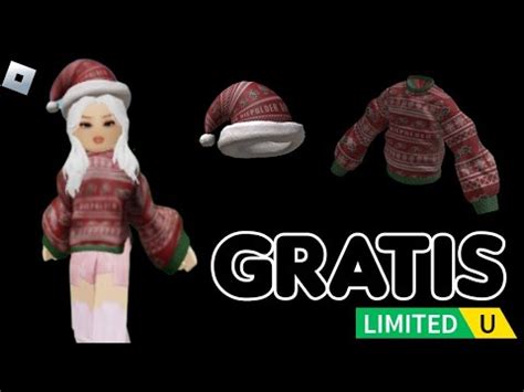 CONSIGUE GORRO Y SWEATER NAVIDEÑO GRATIS EN ROBLOX YouTube