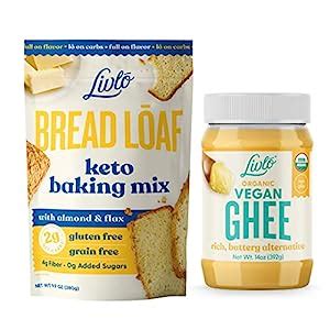 Amazon Livlo Keto Bread Mix Organic Vegan Ghee Low Carb