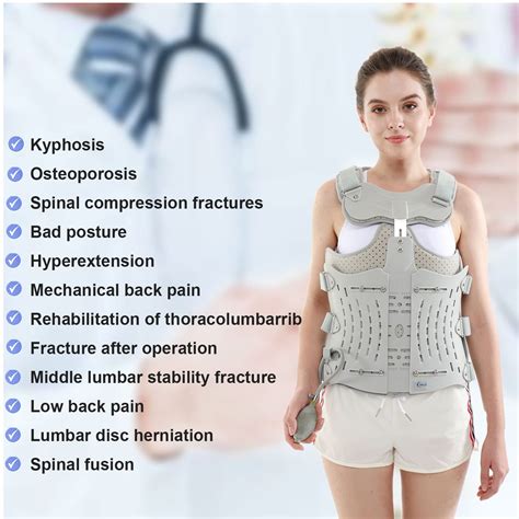 Tlso Thoracic Full Back Brace Thoracolumbar Body Braces Online Lupon