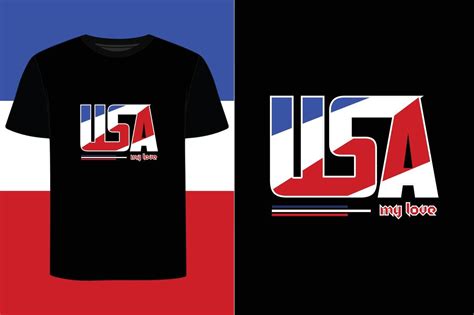 Usa T Shirt T Shirt Design Love Awesome Modern And Stylish Typography