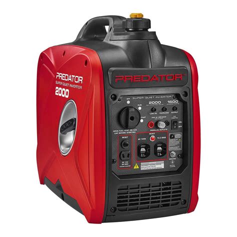 Predator 2000 Watt SUPER QUIET Inverter Generator with CO SECURE Techn ...