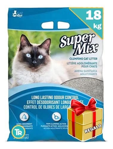 Arena Sanitaria Aglomerante Super Mix Gatos Kgs Env O Cuotas Sin