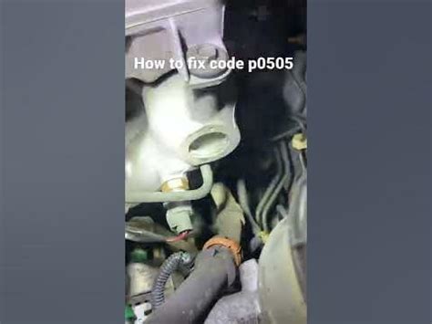 How to fix code p0505 - YouTube