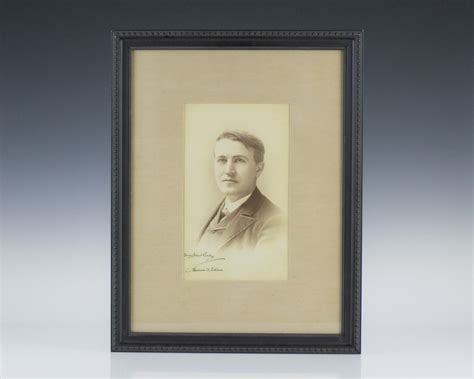 Thomas Edison Signed Photograph