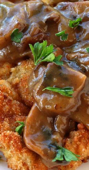 Jägerschnitzel Schnitzel With Mushroom Gravy Recipe German Food Authentic Schnitzel