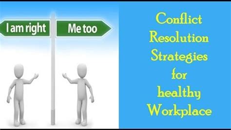 5 Conflict Resolution Strategies For Healthy Workplace Career