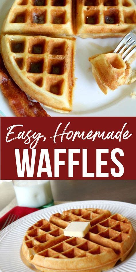 Easy Fluffy Homemade Waffles Artofit