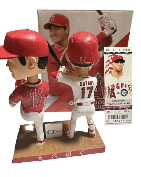 大谷翔平選手 ローチケフィギュア ボブルヘッド チケット付きメジャーリーグ｜売買されたオークション情報、yahooの商品情報をアーカイブ