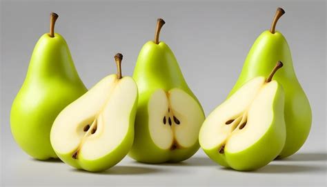 Premium Photo Pear Pears Fruit Many Angles