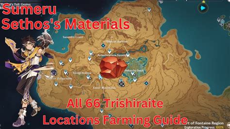 Sumeru Sethos S Materials All Trishiraite Locations Farming Guide