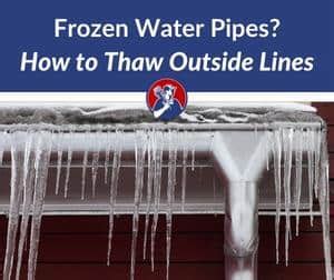 How to Thaw Frozen Pipes Underground: DIY Method