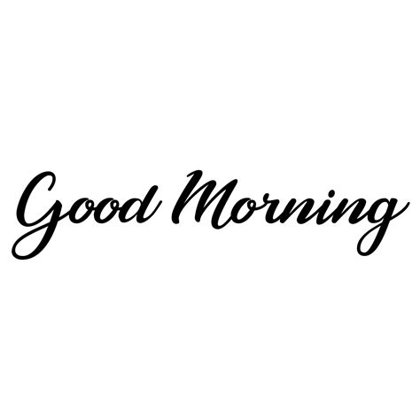 Good Morning Text Png Transparent Images