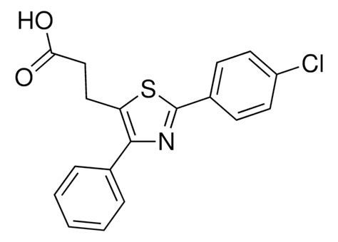 Chlorophenyl Phenyl Thiazol Yl Propanoic Acid