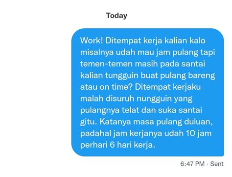 Work Btw Yang Nyuruh Nunggu Tuh B O Ssnya Bukan Temen Yang Lain Udah