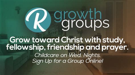 Growth Groups Small Group Ministry Rosedale Bible Church