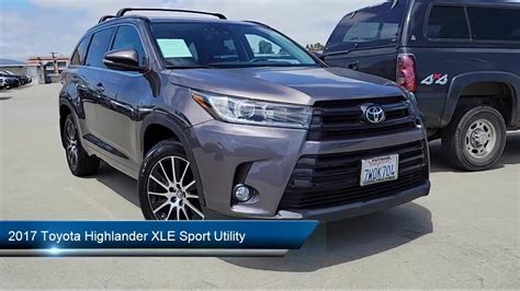 2017 Toyota Highlander XLE Sport Utility Redwood City San Mateo