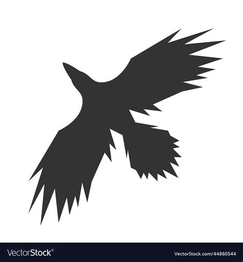 Raven logo icon design Royalty Free Vector Image