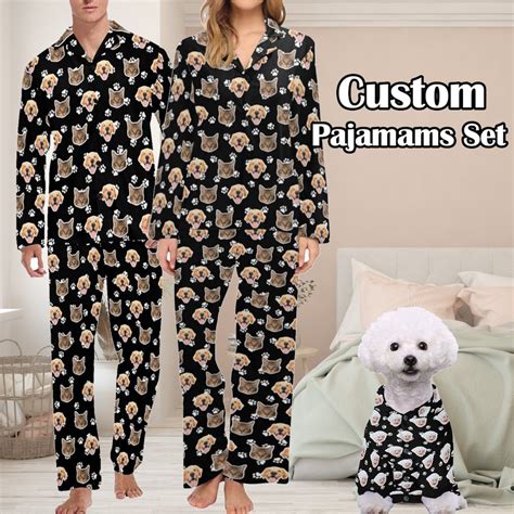 Custom Pajamas With Face Customphoto Pet Dog Fuzzy Hoodie Christmas