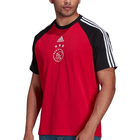 Camiseta Adidas Ajax TeamGeist Roja Y Negra Futbolmania