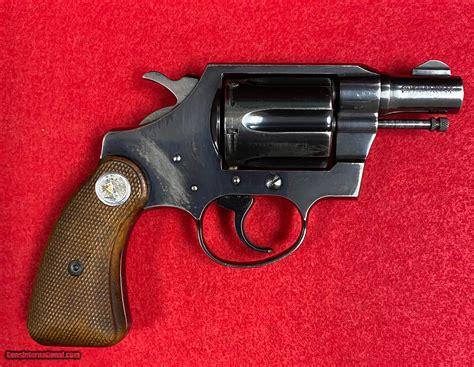 Vintage Colt Detective Special Second Issue 38 Special Snub Nose Revolver Manufactured In 1962