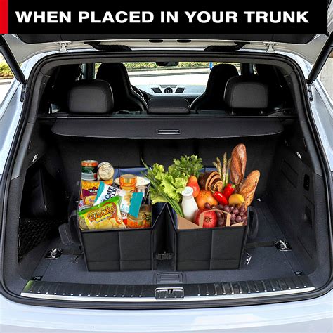 Audew Trunk Organizer Portable Car Storage Bag Large Space To Store Belongings