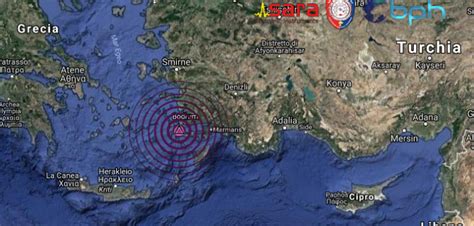 Fortissima Scossa Di Terremoto Di Mw Nella Notte Tra Grecia E