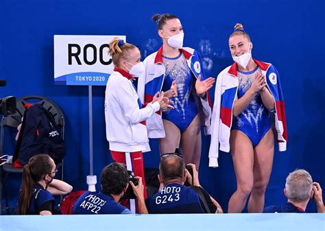 Gymnastics-Russia Olympic Committee win women's team gold | Reuters