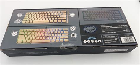 Bugha Limited Edition Gold Led 60 Gaming Keyboard New In Box Ebay