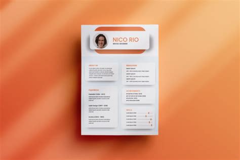 Nico Rio Resume Graphic By Storictype Creative Fabrica