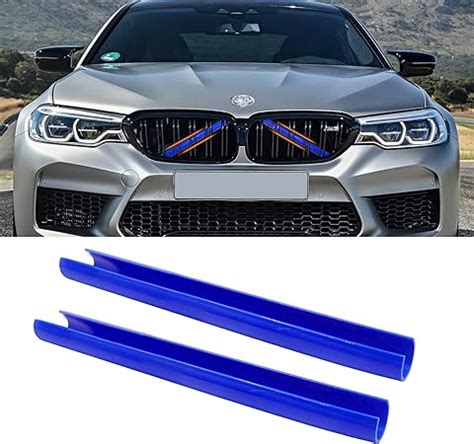 TTCR II 2PCS Grille Insert Trims Stripe Front Grille Trim Stripes Cover