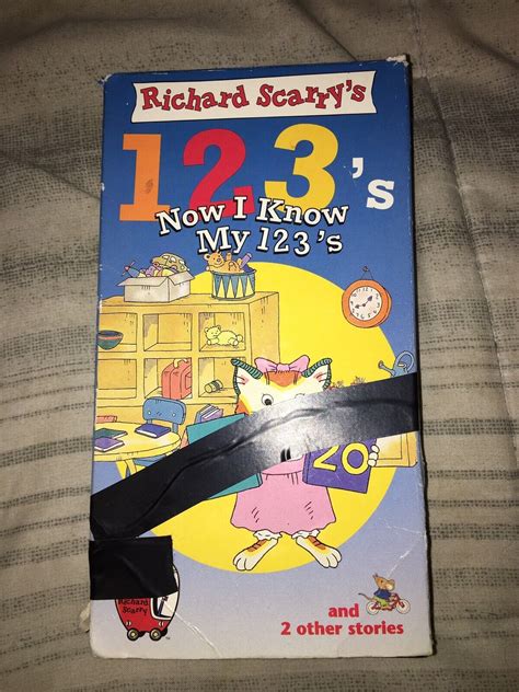 Vhs Richard Scarry Now I Know My S Other Stories Tested Htf