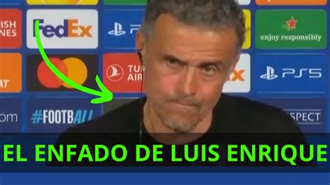 No Le Hizo Ninguna Gracia La Pregunta Esto No Gust A Luis Enrique