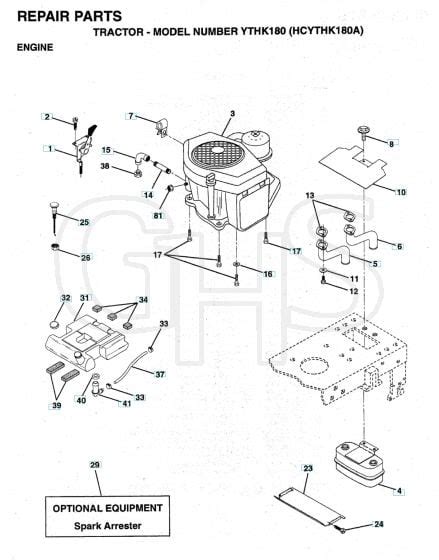 Husqvarna Ythk180 Engine GHS