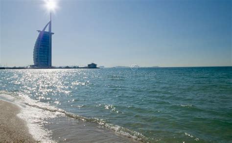 View of Burj Al Arab Hotel in Dubai Editorial Image - Image of trip ...