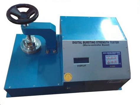 Digital Bursting Strength Tester At Bursting Strength Tester