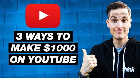 How To Make On Youtube Ways To Earn Money On Youtube Youtube