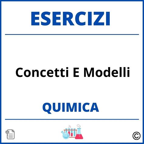 Esercizi Chimica Valitutti Concetti E Modelli Soluzioni Svolti PDF