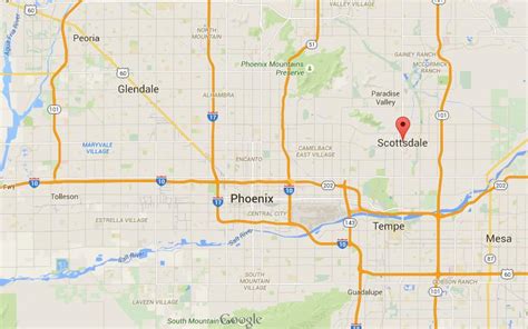 Where is Scottsdale on map USA