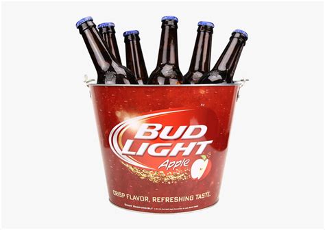 Metal Beer Ice Bucket Buckets Of Beer Bud Light Hd Png Download