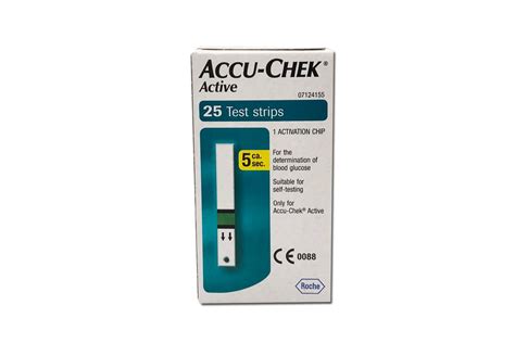 ACCU-CHEK ACTIVE TEST STRIPS – 25 STRIPS – Unique Pharmacy