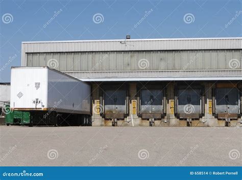 Truck Loading Dock Stock Photo Image Of Retail Road Highway 658514