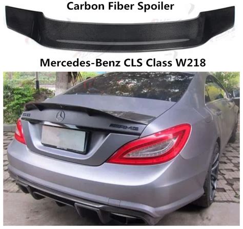 Carbon Fiber Spoiler For Mercedes Benz CLS Class W218 2012 2019 High