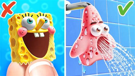 Help Sponge Bob How To Make Bikini Bottom Fish Tank Miniature DIY Aquarium YouTube