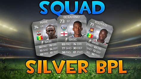 Squad Builder Barclays Silver YouTube