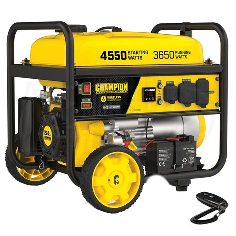 Champion 200971 3650 Watt Electric Start Portable Generator W RV