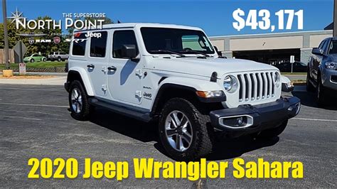 4 188 DISCOUNT 2020 JEEP WRANGLER UNLIMITED SAHARA 4X4 43 171