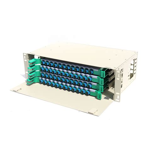 Kolorapus Fiber Optic Patch Panel Inch U Odf Rack Port